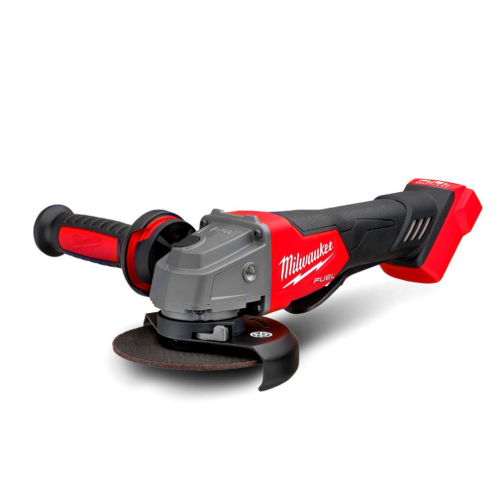 Milwaukee M18FAG125XPD-0 18V Li-ion Cordless FUEL Brushless 125mm (5") Angle Grinder with Deadman Paddle Switch - Skin Only